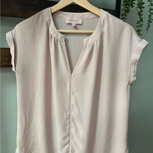 Philosophy Soft Pink Cap Sleeve Blouse